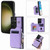 For Samsung Galaxy S22 Ultra 5G Zipper Card Slots RFID Phone Case(Purple) For Samsung Galaxy S22 Ultra 5G Zipper Card Slots RFID Phone Case(Purple)