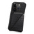 For iPhone 12 Pro Max Imitation Crocodile Leather Back Phone Case with Holder(Black)