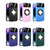 For iPhone 13 Large Glass Window Magnetic Magsafe Phone Case with Lens Film(Sky Blue)