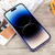 For iPhone 14 Pro Gradient MagSafe Holder Liquid TPU Hybrid PC Phone Case(Blue Purple)