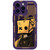 For iPhone 15 Pro Max Liquid Angel Eyes Paper Bag Man TPU Phone Case(Purple)