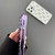 For iPhone SE 2022 / SE 2020 / 8 / 7 Cloud Texture Electroplated TPU Phone Case(Purple)