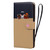 For iPhone SE 2022 / 2020 / 8 / 7 Cute Pet Series Color Block Buckle Leather Phone Case(Khaki)