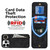 For iPhone 15 Retro Ring and Zipper RFID Card Slot Phone Case(Black)