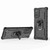 For Samsung Galaxy Note20 Ice Armor Series Ring Holder Phone Case(Black)