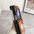 For Samsung Galaxy Z Flip4 5G Braided Texture Colored Drawing Pattern Phone Case(Black Sleeping Cat)