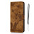 For iPhone 13 Butterfly Cat Embossing Flip Leather Phone Case(Brown)