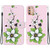 For Motorola Moto G9 Plus Crystal Texture Colored Drawing Leather Phone Case(Lily)