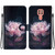For Motorola Moto G9 Play / E7 Plus Crystal Texture Colored Drawing Leather Phone Case(Purple Peony)