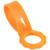 Shockproof Anti-scratch Flower Shape Silicone Protective Case Cover with Hang Loop For AirTag(Orange)