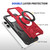 For iPhone 11 MagSafe Magnetic Shockproof Phone Case with Ring Holder(Red)