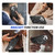 For iPhone 13 Pro MagSafe Magnetic Shockproof Phone Case with Ring Holder(Black)