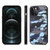 For iPhone 12 Pro Camouflage Leather Back Cover Phone Case(Blue)