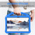 For Samsung Galaxy Tab S7 T870 EVA Shockproof Tablet Case with Holder(Blue)