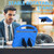For Samsung Galaxy Tab S7 T870 EVA Shockproof Tablet Case with Holder(Blue)