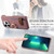 For iPhone 13 Pro Litchi Leather Oil Edge Ring Card Back Phone Case(Jujube apricot)