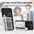 For Samsung Galaxy S22+ 5G Retro Painted Zipper Wallet Back Phone Case(Black)