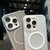 For iPhone 11 Transparent TPU Hybrid PC Magsafe Phone Case(White)