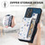For Redmi Note 8T Retro Painted Zipper Wallet Back Phone Case(Blue)