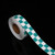 PVC Lattice Reflective Belt Generic Film Traffic Safety Facilities Anti-Collision Warning Stickers(Blue White)
