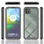 For Motorola Moto G9 Power(2021) Starry Sky Solid Color Series Shockproof PC + TPU Case with PET Film(Black)
