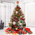 Christmas Faceless Doll Decoration Pendant Cartoon Children Gift Candy Bag(Grey)