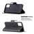 For LG K42 Retro Lambskin Texture Pure Color Horizontal Flip PU Leather Case with Holder & Card Slots & Wallet & Lanyard(Black)