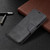 For LG K42 Retro Lambskin Texture Pure Color Horizontal Flip PU Leather Case with Holder & Card Slots & Wallet & Lanyard(Black)