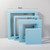 Cube Embedded Combo Kits Geometric Cube Solid Color Photography Photo Background Table Shooting Foam Props (Light Blue)