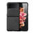 For Samsung Galaxy Z Flip3 5G DUX DUCIS Venice Series Shockproof Genuine Leather Phone Case(Black)