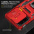 For Samsung Galaxy S20+ Armor PC + TPU Camera Shield Phone Case(Red)