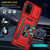 For Samsung Galaxy S20+ Armor PC + TPU Camera Shield Phone Case(Red)