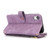 For iPhone XR Dream 9-Card Wallet Zipper Bag Leather Phone Case(Purple)