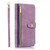 For iPhone 11 Pro Dream 9-Card Wallet Zipper Bag Leather Phone Case(Purple)