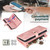 For iPhone 11 Zipper Wallet Detachable MagSafe Leather Phone Case(Pink)