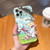 For iPhone XR Oil Painting Pattern Glossy PC Phone Case(Under the Tree)