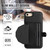 For iPhone SE 2022/SE 2020/6/7/8 Shockproof Leather Phone Case with Card Holder(Black)