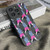 For iPhone 15 Liquid Silicone Pedestrians Pattern Phone Case(Black)