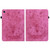 For Samsung Galaxy A7 Lite T220 / T225 Butterfly Rose Embossed Leather Tablet Case(Rose Red)