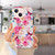 For iPhone 15 IMD Shell Pattern TPU Phone Case(Butterfly Flower)