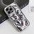 For iPhone 11 Pro Electroplating Meteorite Texture TPU Phone Case(Silver)
