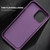 For iPhone 12 Pro Max MagSafe Magnetic Holder Phone Case(Purple)