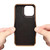 For iPhone 13 Pro Max Denior Oil Wax Cowhide Plating Phone Case(Brown)