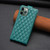 For iPhone 11 Pro Max Diamond Lattice Vertical Flip Leather Phone Case(Green)