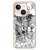 For iPhone 14 Electroplating Marble Dual-side IMD Phone Case(Totem Elephant)