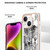 For iPhone 14 Electroplating Marble Dual-side IMD Phone Case(Totem Elephant)