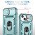 For iPhone 15 Plus Sliding Camshield Holder Phone Case(Green)