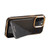 For iPhone 15 Pro Max Denior Oil Wax Leather Electroplating Card Slot Holder Phone Case(Black)