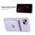 For iPhone 15 Plus Vertical Wallet Rhombic Leather Phone Case(Purple)