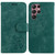 For Samsung Galaxy S22 Ultra 5G Little Tiger Embossed Leather Phone Case(Green) For Samsung Galaxy S22 Ultra 5G Little Tiger Embossed Leather Phone Case(Green)